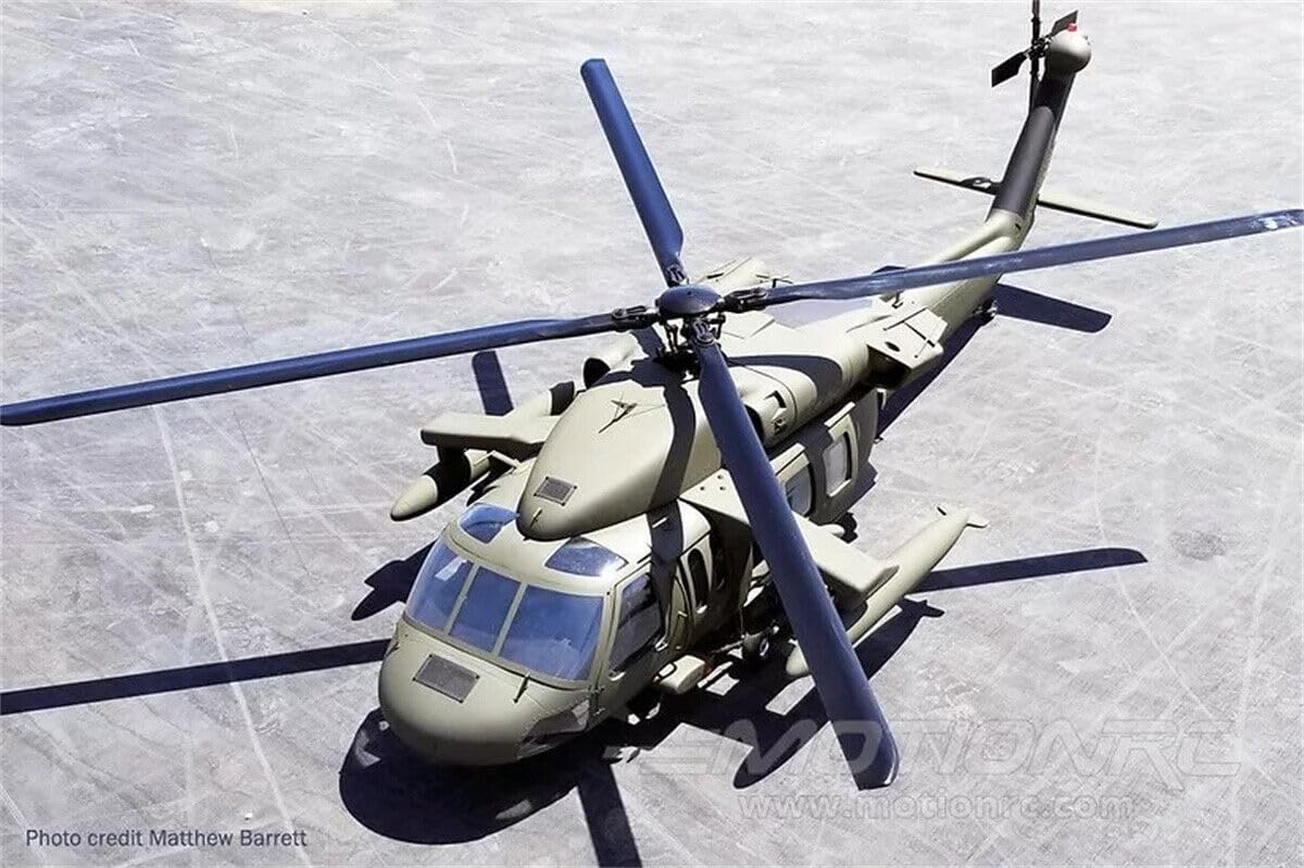 Amazon | UH-60 700 ARF ブラックホーク RCヘリコプター 胴体 ブラック 
