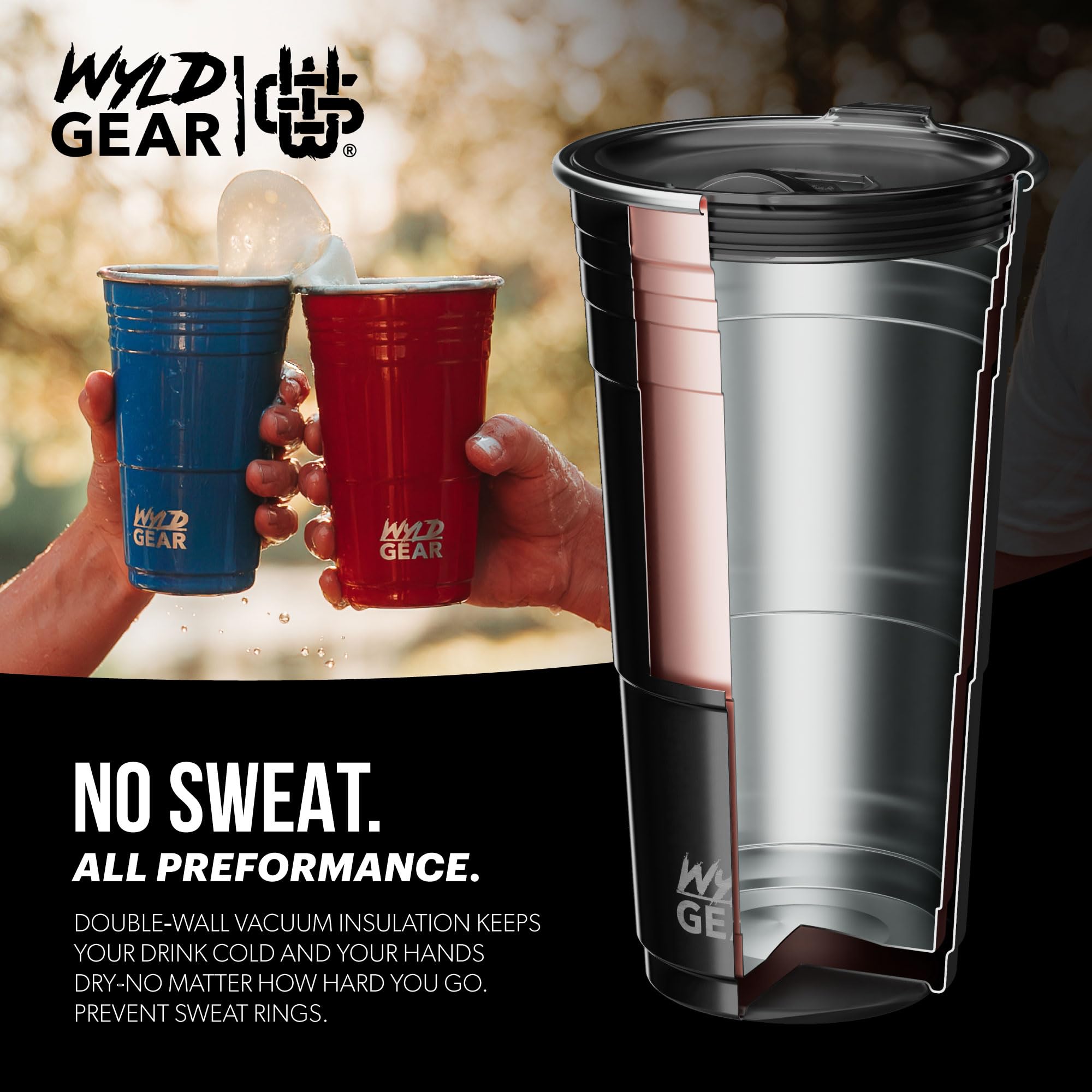 Wyld Gear Tasse en acier inoxydable