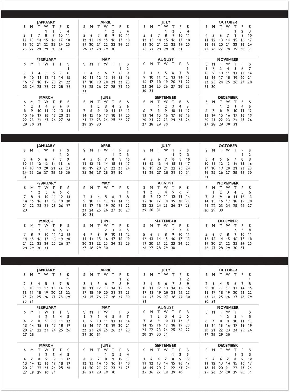 House of Doolittle 2021 Daily Group Planner, 4-Person, Black Soft Cover, 8.5 x 11 Inches, January - December (HOD28202-21)