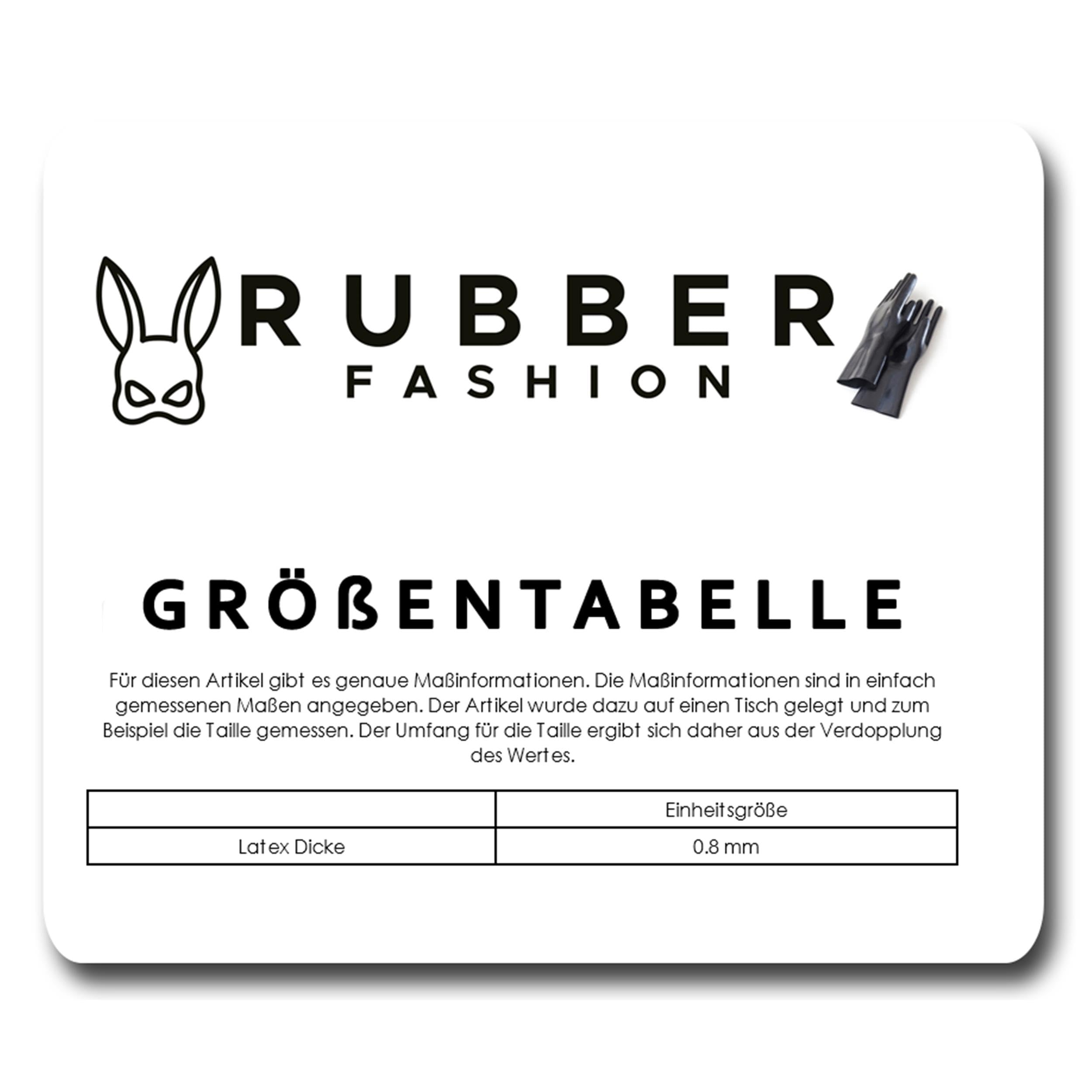 Rubberfashion Latex Knebel - Mundknebel mit Mundauskleidung - SM Gag mit Kopfband für Damen und Herren schwarz Einheitsgröße