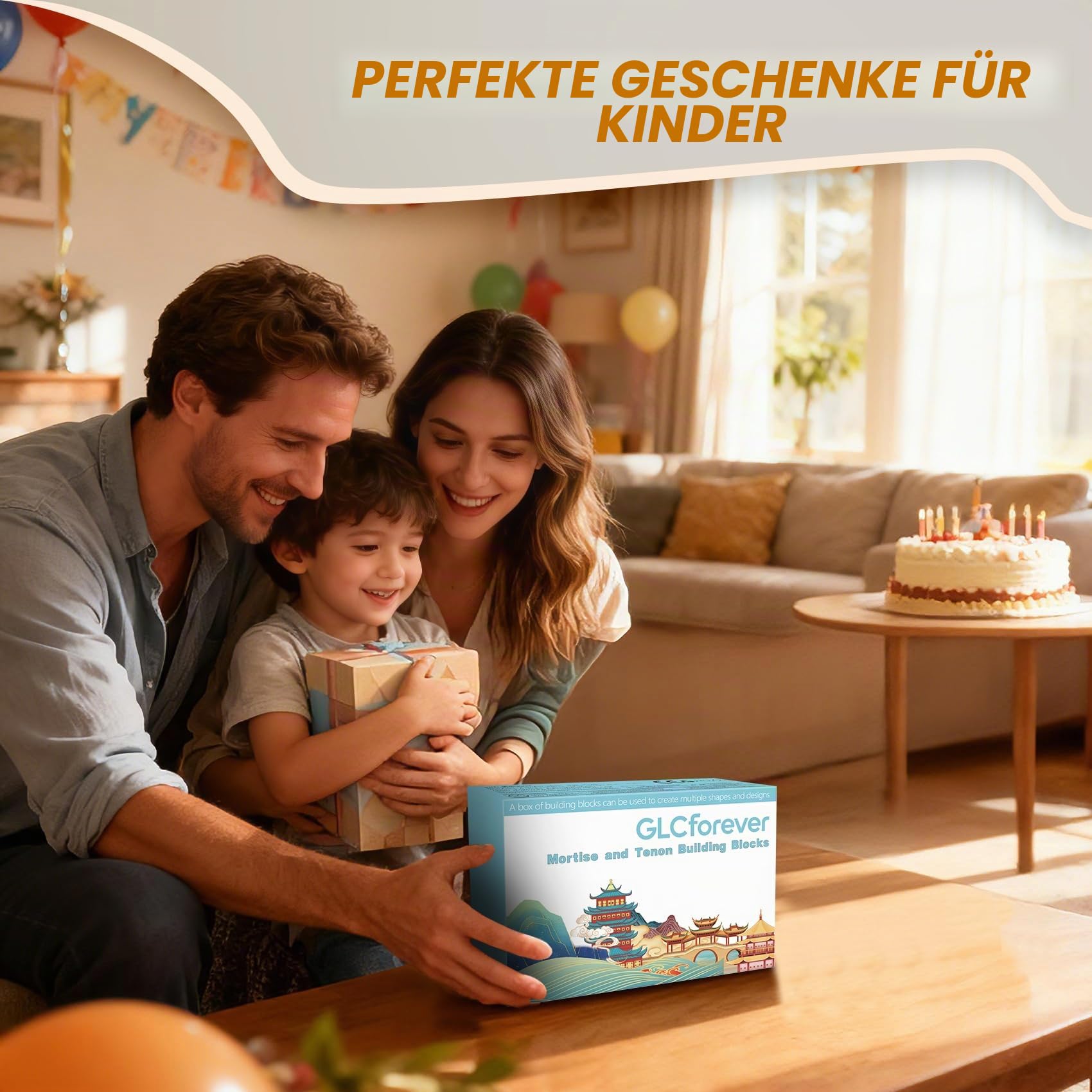 Bauklötze Holz - 15&20+ Formen, Knobelspiele für Erwachsene & Kinder, 3D Puzzle, STEM Klemmbausteine. Montessori Holzspielzeug Geschenk für Alter 5+ (20 in 1 Premium-Version)