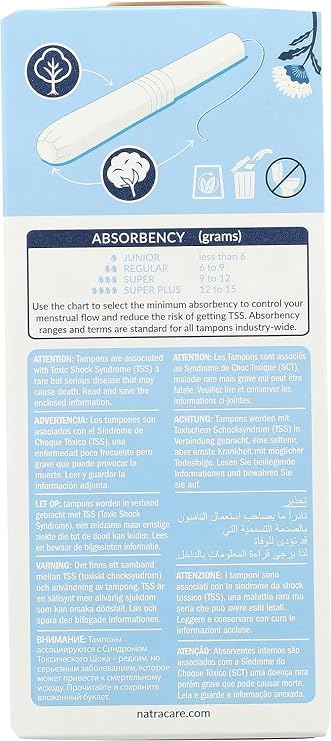 Natracare Tampons Regular with Applicator, 2 Pack