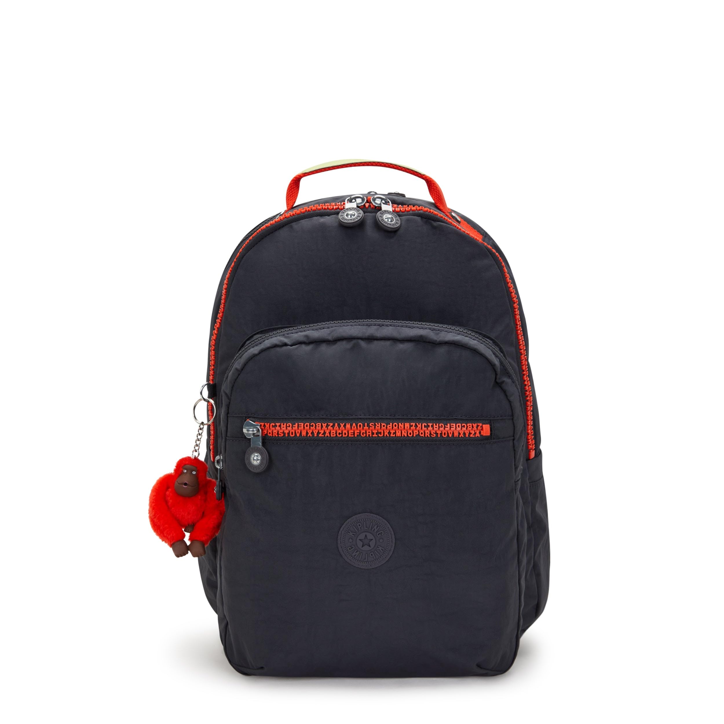 Kipling Seoul Lap Iron Letter Fun Backpack Multicoloured, Large, Multicoloured, L