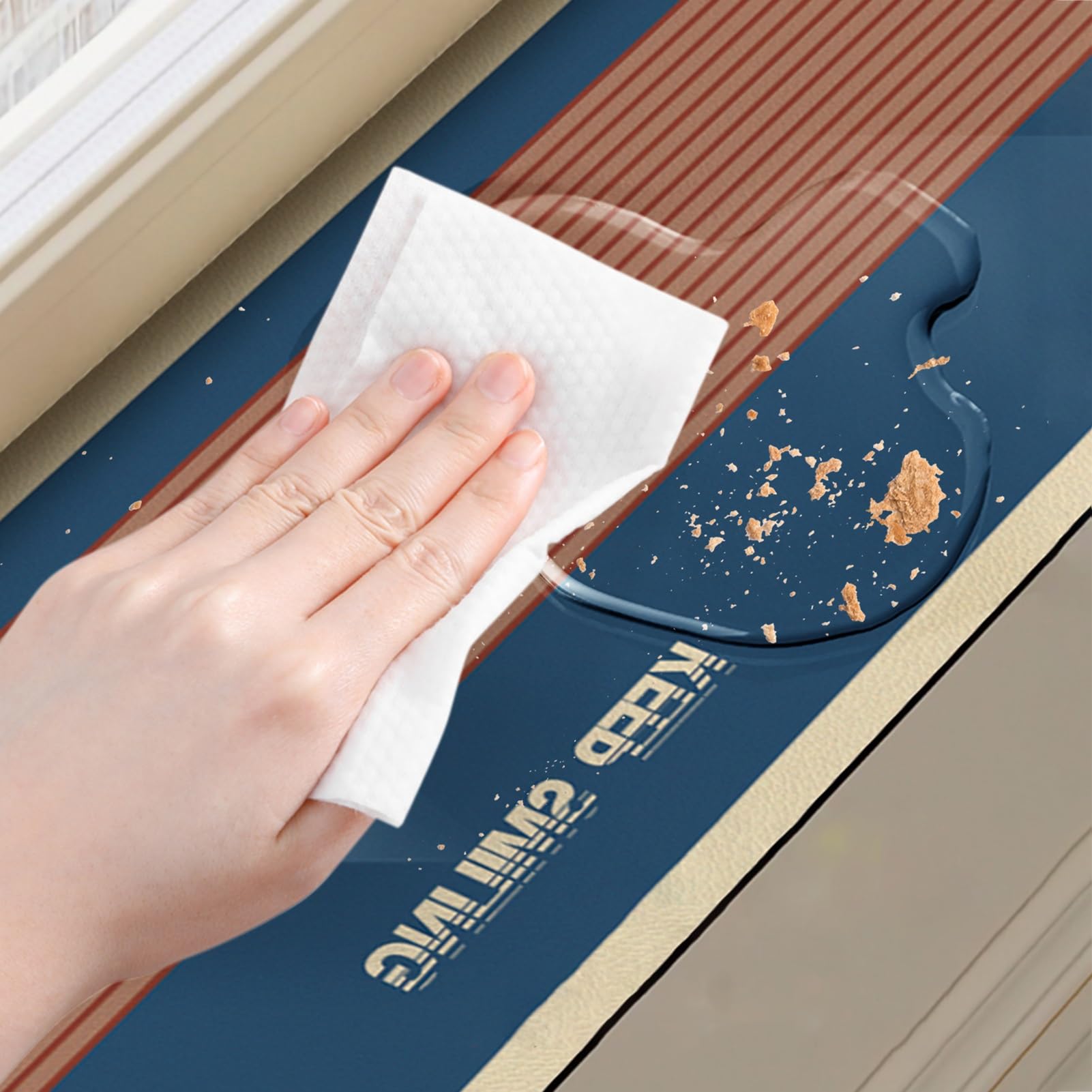 Alfombrilla para alféizar impermeable: protege y decora tu balcón o cocina con estilo