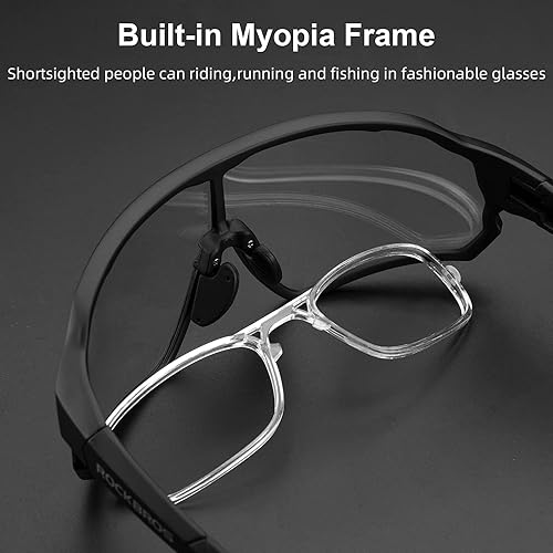 Miniatura 5 de ROCKBROS Gafas de sol fotocromáticas para hombres gafas de sol de ciclismo gafas deportivas para bicicleta