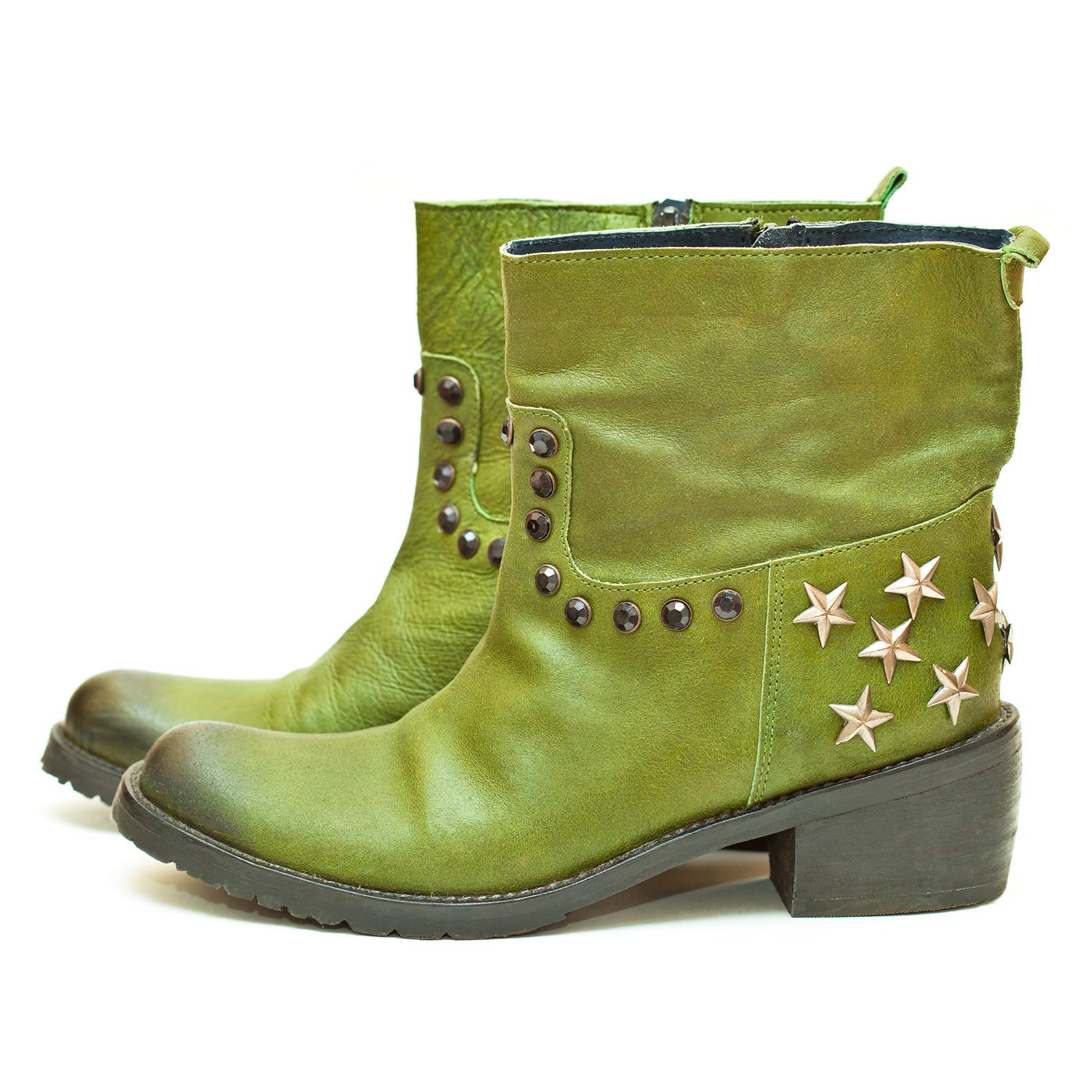 Borchie A Stella Punk 100 Pz - Artiglio Decorativo In Metallo Per Fai Da Te, Moda E Scrapbooking - Bronzo 5mm - Foto 3