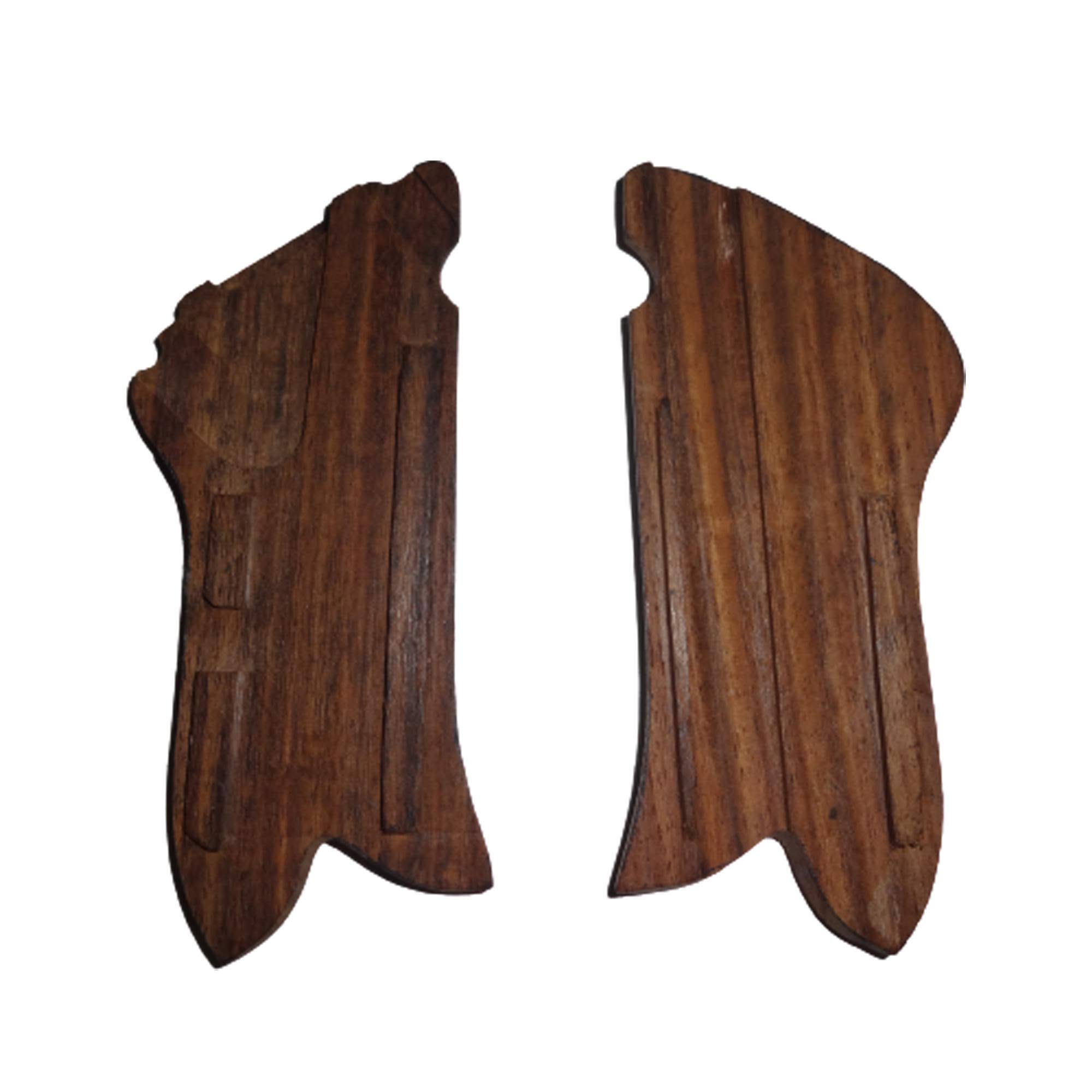 Empuñaduras de Madera para Pistola Luger P08 Alemana WW2 (Adler) con Herramienta de pelado Repro