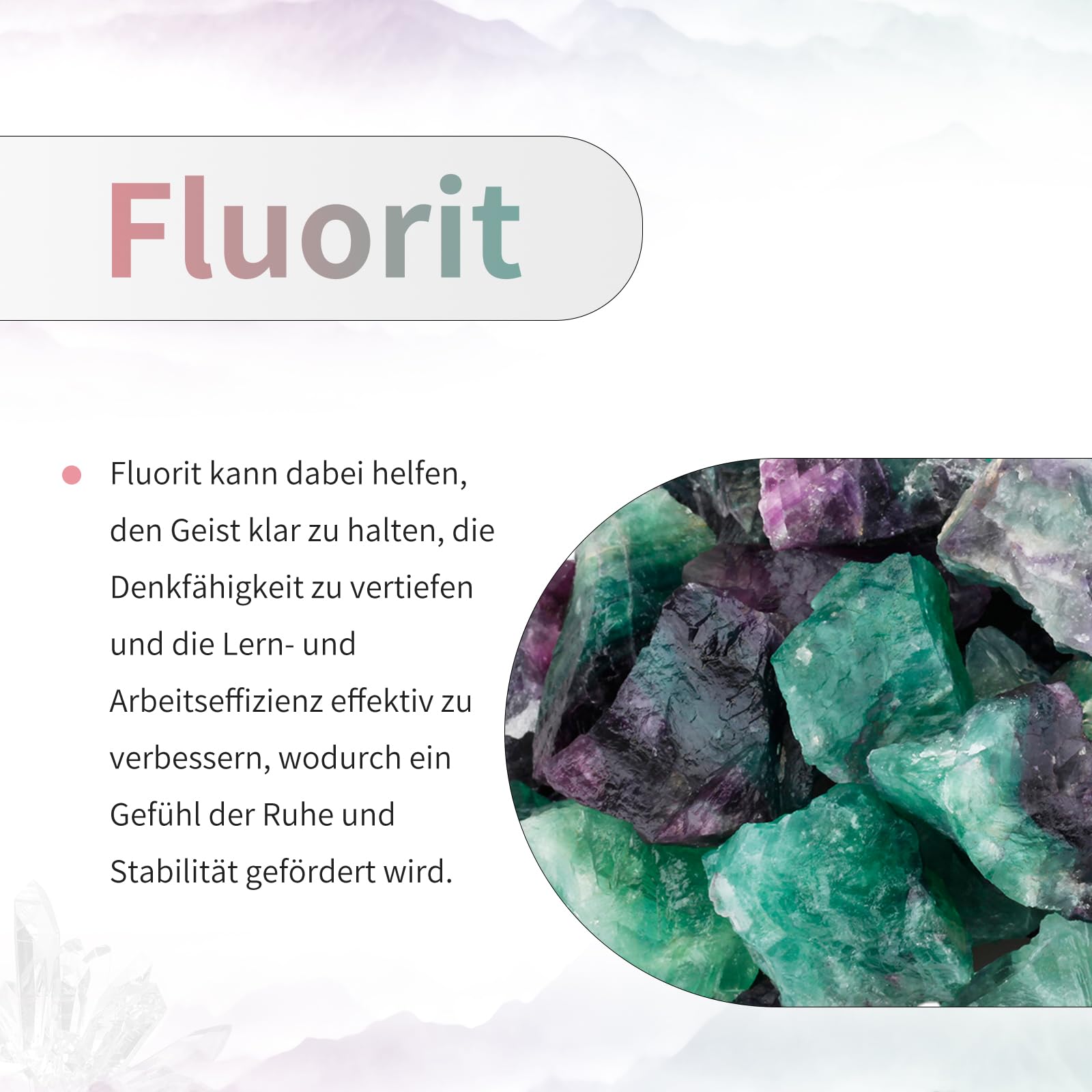 KYEYGWO Fluorite Natürlicher Oval Kristall Kerzenhalter Ornament, Heilung Stein Kerzenständer Polierte Edelstein Teelichthalter Modern Kerzenleuchter für Tischdeko Party Hochzeit Weihnachten