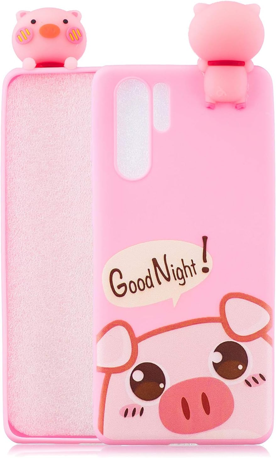 Cases for Galaxy Note 10 Plus Case, Samsung Note 10+ 5G Silicone 3D Cute Cartoon Soft TPU Slim Fit Bumper Protective Gel Cover Case Compatible with Samsung Galaxy Note 10 Plus 5G Print Pig