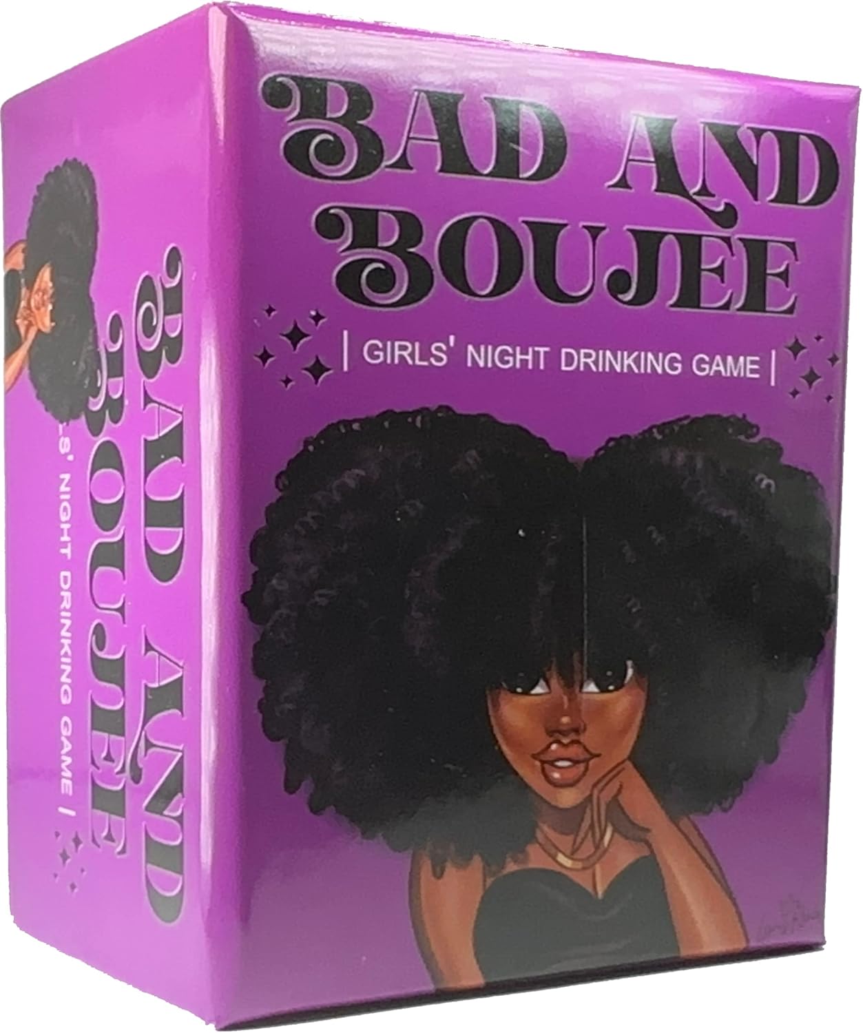 Bad and Boujee Black Owned Drinking Card For The Girls Game