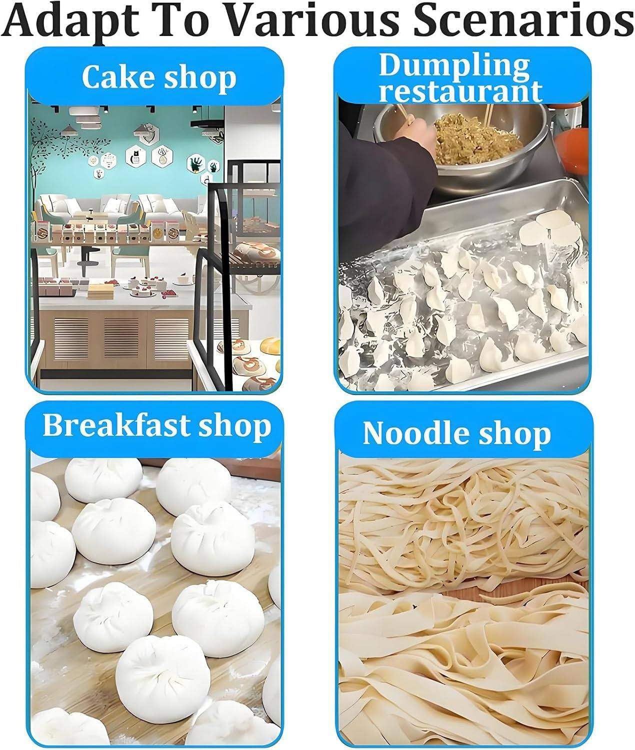 Impastatrice a Spirale, Impastatrice Elettrica in Acciaio Inox, Con Doppia Rotazione, Timer Da 30 Minuti, Coperchio Trasparente E Design Facile Da Pulire, Ideale per Pizzerie E Panifici