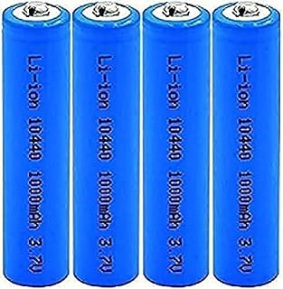 Aa Lithium Batteries3.7V 1000mAh 10440 Battery Lithium Batteries Replacement Cells for Electric Razor -4pcs