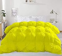 Vista 7 de Juego de ropa de cama plisada de 3 piezas de 100% algodón (edredón + 2 fundas de almohada), tamaño individual