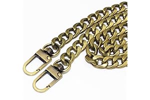 WEICHUAN 47" Iron Flat Chain Strap: Elevate Your Handbag with Effortless Style