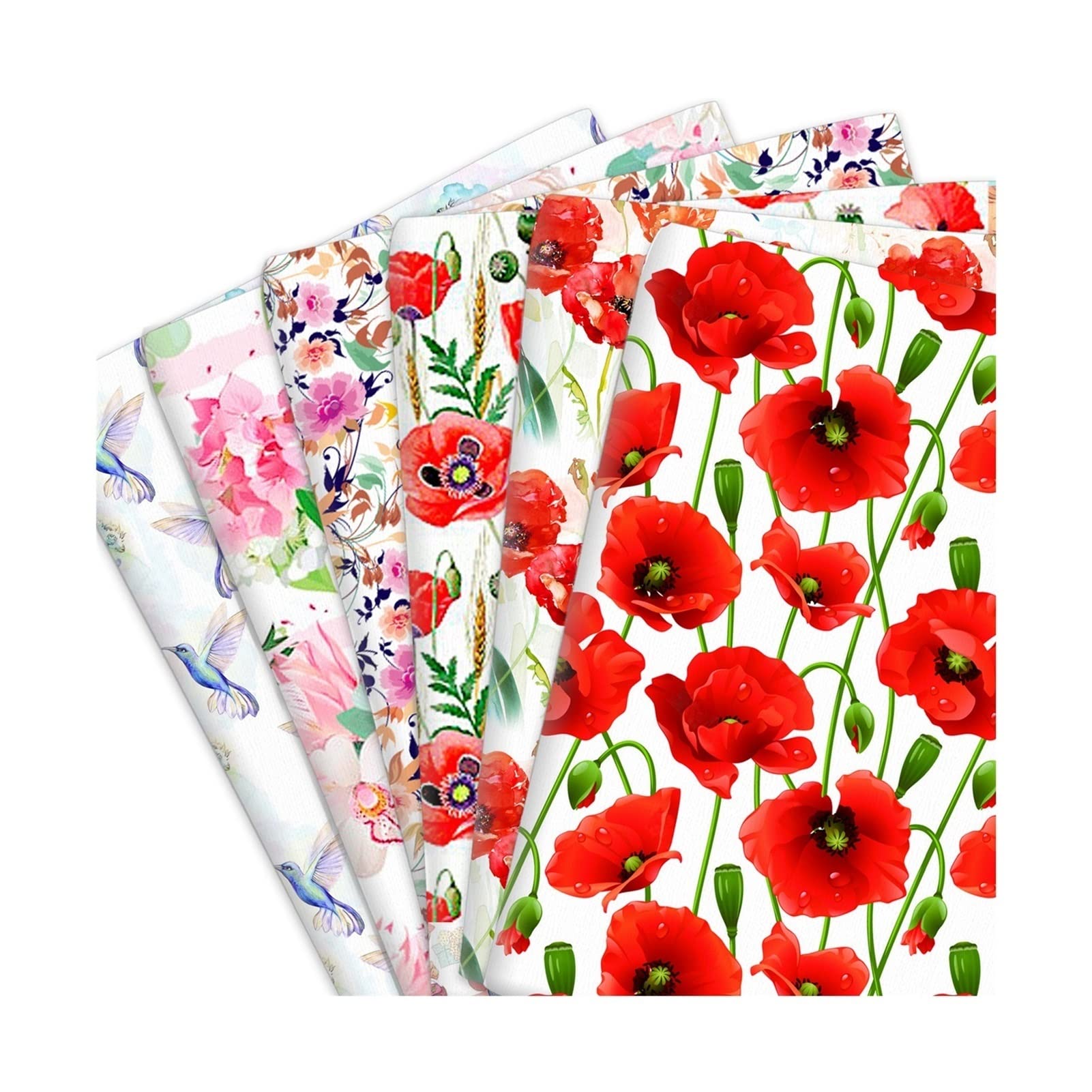 50 * 145 cm Flower Floral Planta Pura o poliéster Algodón o satén Costura Patchwork Material de edredón de Tela de Tela Telas (Color : 1088056, Weight : Double Brushed Poly)