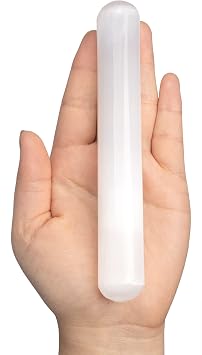 WISH WELL Selenite Crystal Wand 6 Selenite Wand Mined and Crafted in Morocco Ideal for Cleansing and Recharging Healing Stones, Meditation, Reiki, Protection and Home Decor