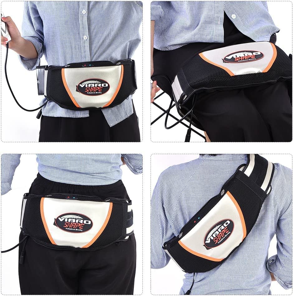 Image of Electric Slimming Belt for Weight Loss, Vibrating Heating Massage machine for weight lossbelly fat burner for men & Women,bitrontix belly body shaper Waist Trimmer, Body Pain Relief