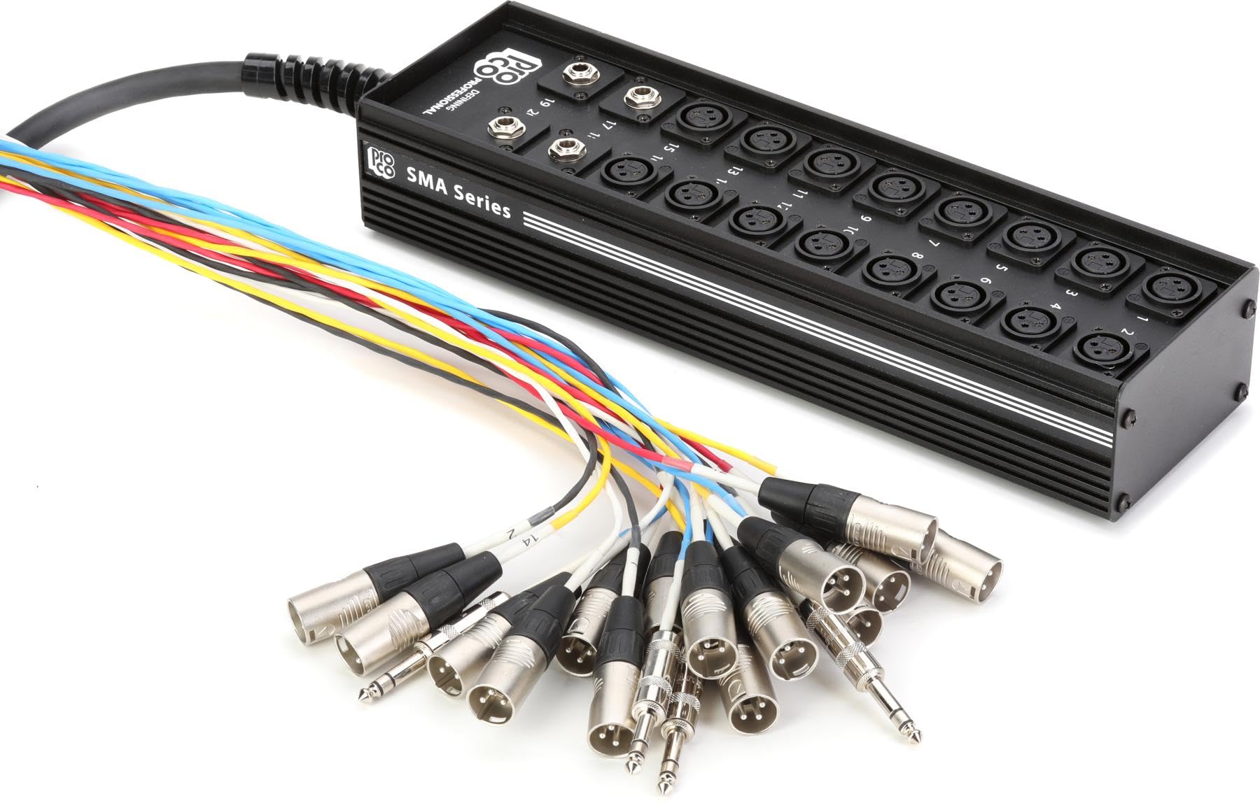 Amazon.com: Proco SMA1604FBQ-100 StageMaster 16x4 Stage Snake with