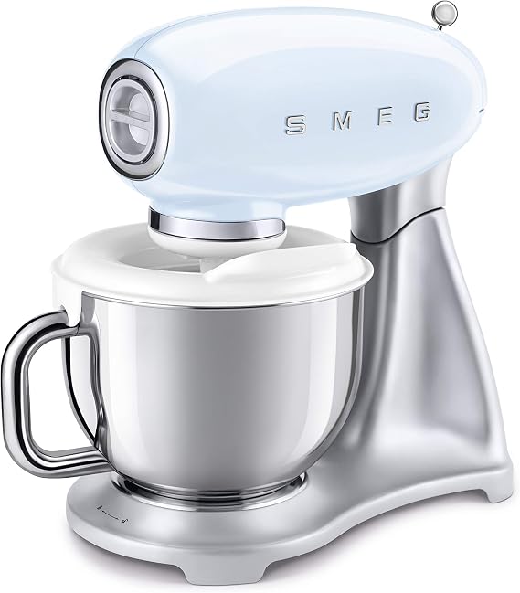 Smeg, SMIC01 Kneader Ice Cream Machine, 1.1 L Capacity, Cooling Container with Cooling System, Accessories Included, Compatible with Smeg SMF02/03/13 Planet Kneader