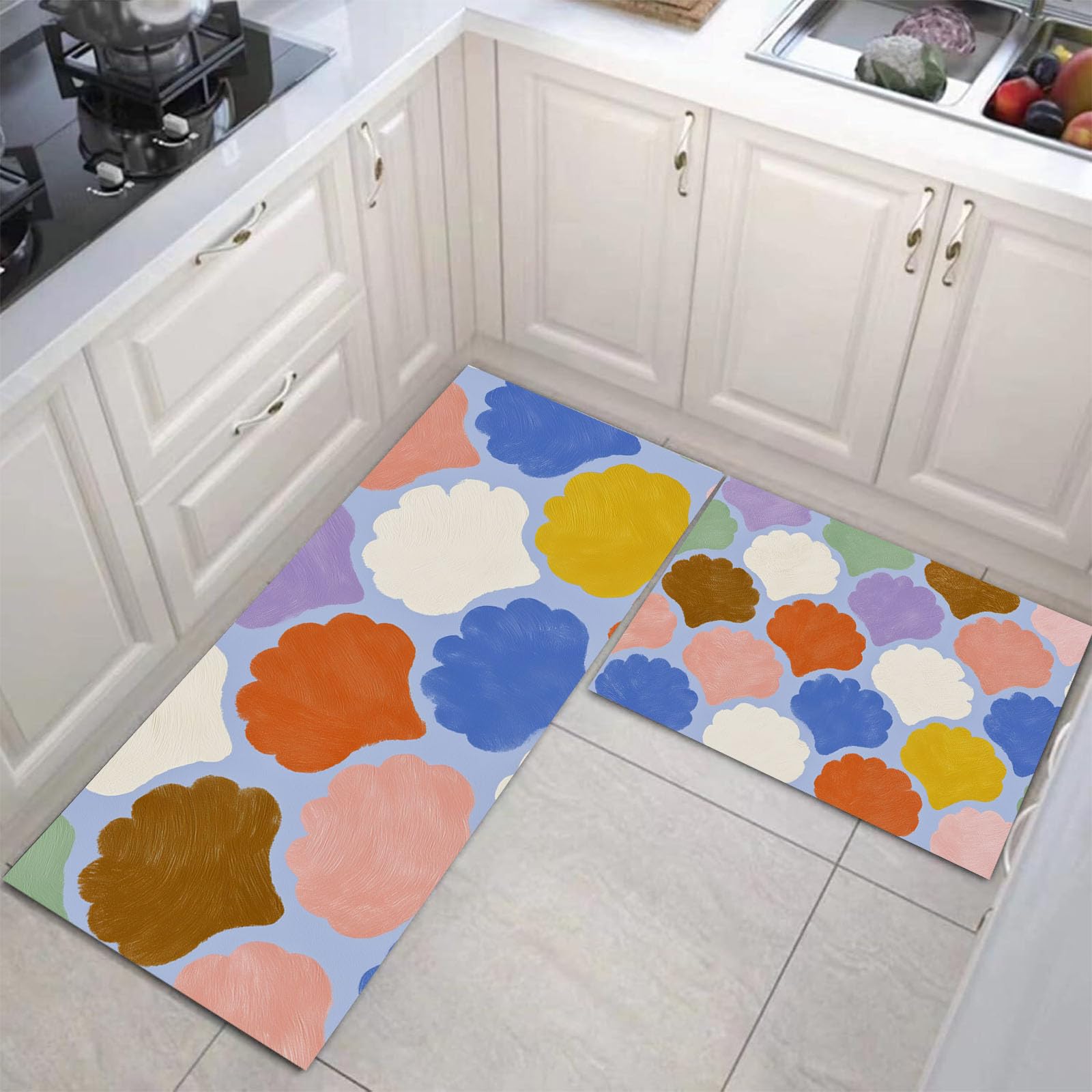 Tapis cuisine antiderapant resistant taches pour en finir avec la fatigue devant l'evier