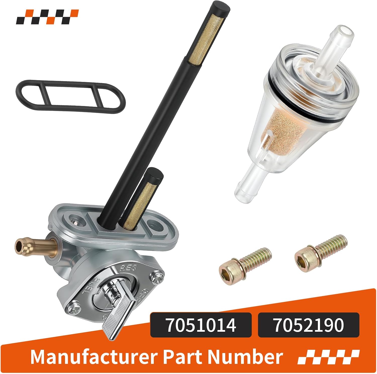Aluminum Fuel Valve Petcock For Polaris Magnum 425 Big Boss Scrambler 500 1995-2001 7052190