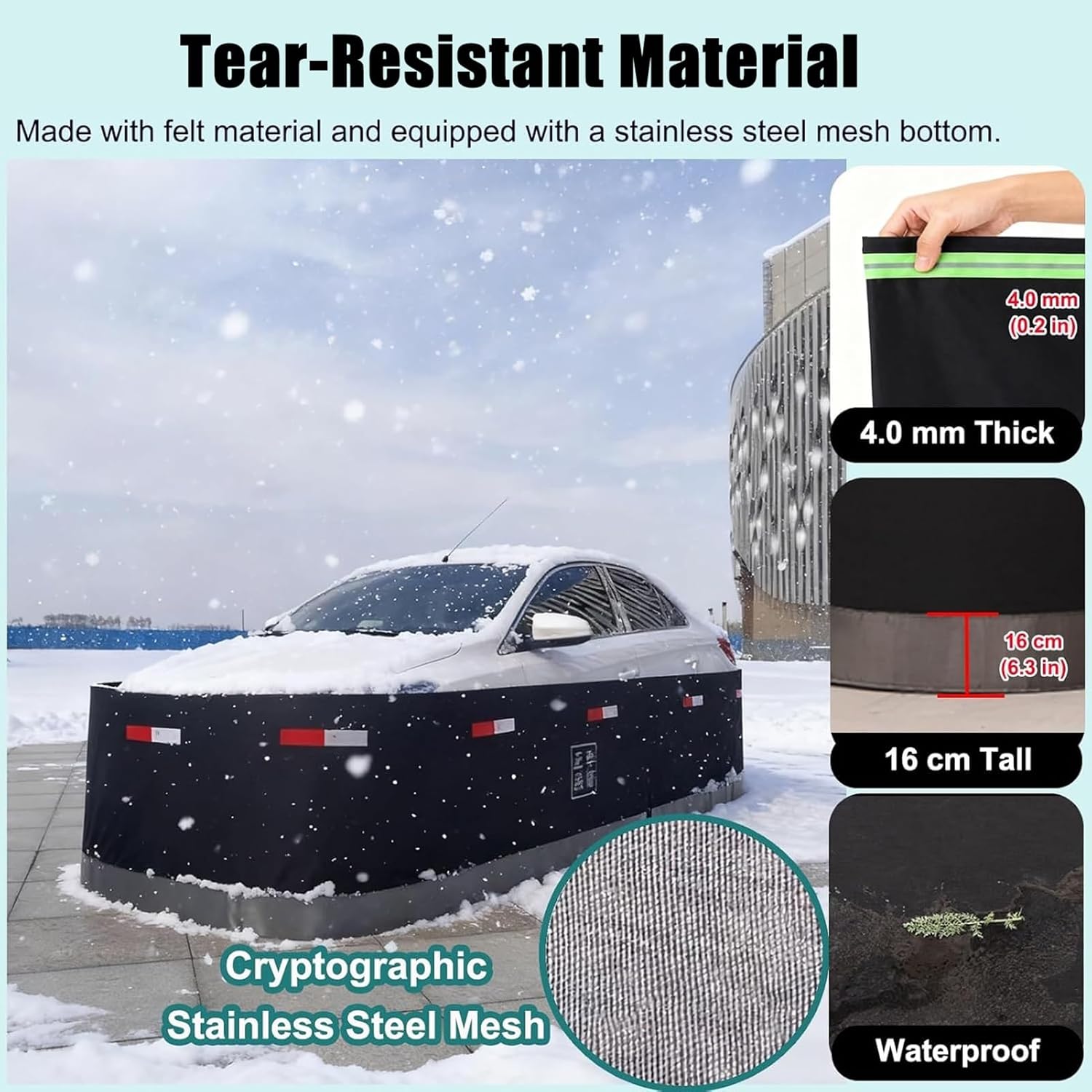 Roll-up Storage Rv Skirting 80/90cm Tall, Motorhomes Underpinning Wrap Cover 32 41 57 82 98 106 123 124 FT, Easy Installation Camper Skirt for Bottom(H 80cm (31.5"),25m/82ft)