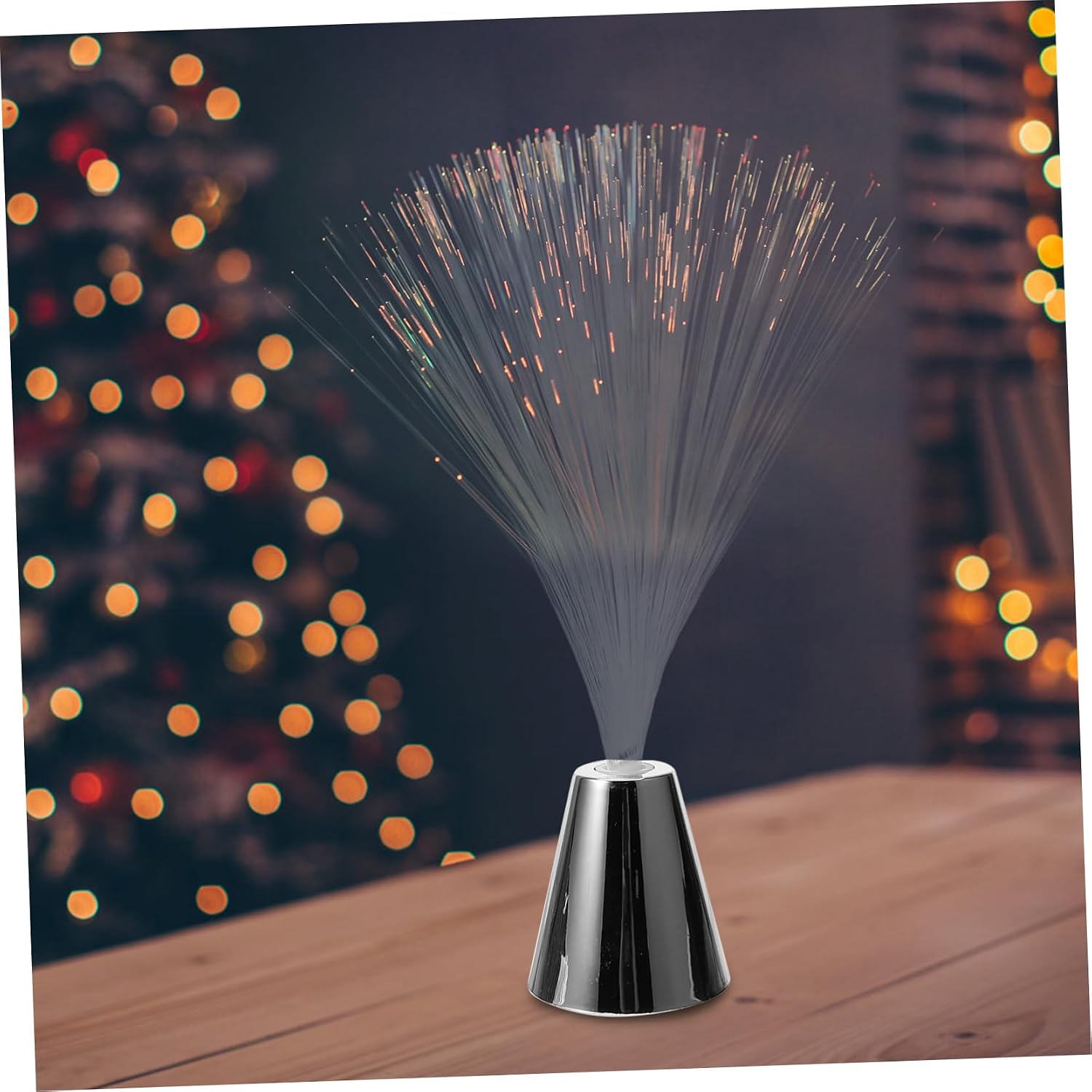 LIFKOME 5pcs Fiber Optic Lamp Gypsophila Fiber Optic Light Multi Changing Wedding Party Favors Home Office Decor