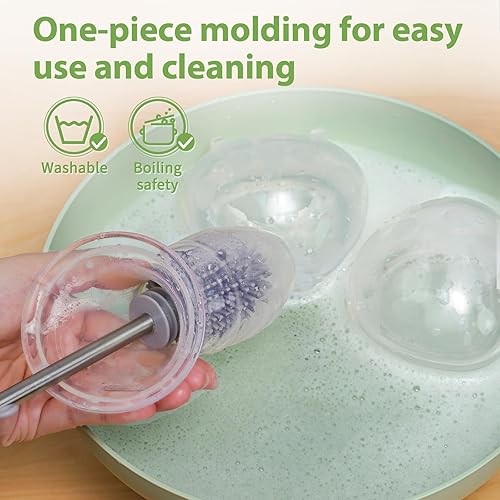 Miniatura 5 de haakaa Extractor de leche materna manual y colector de leche materna de mariquita colector de leche materna para lactancia materna de silicona