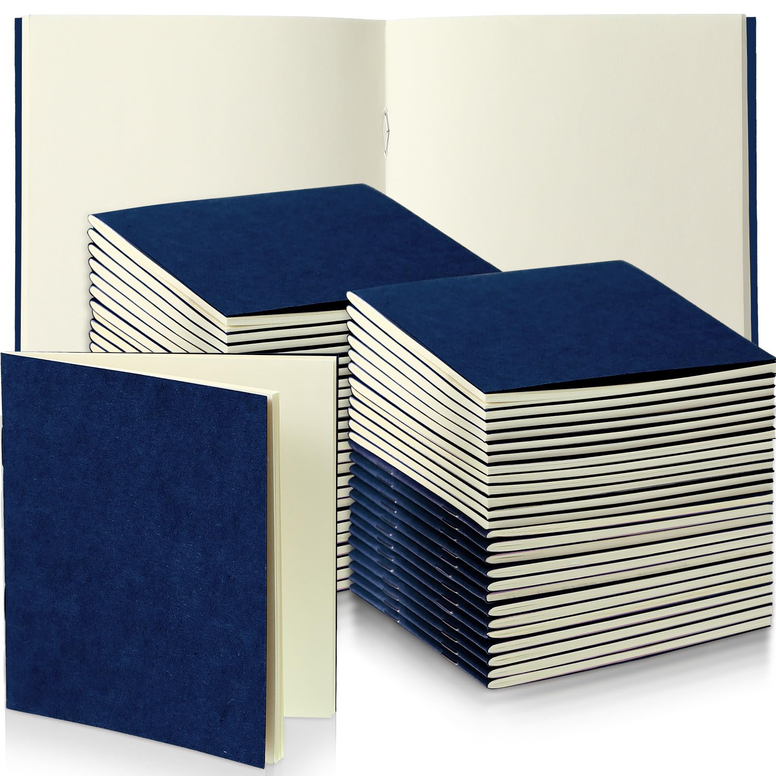 Thenshop 150 mini cuadernos a granel pequeños bloc de notas de bolsillo para niños, diarios en blanco de 4 x 4 pulgadas, bonitos blocs de notas coloridos para niños, estudiantes, viajeros, 24 hojas