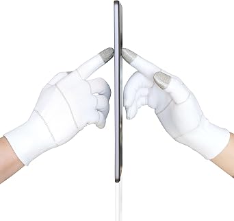 Youneedthat AeroSilver Touchscreen Glove Liners, Moisture-Wicking Eczema Relief, Sweat-Absorbing Liner for Nitrile Gloves