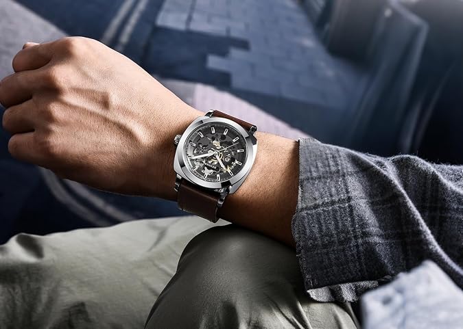 BENYAR Watch for Men Analog Quartz Chronograph Waterproof Luminous Designer Mens Wrist Watches Business Work Sport Casual Dress Watch with Silicone Strap Elegant