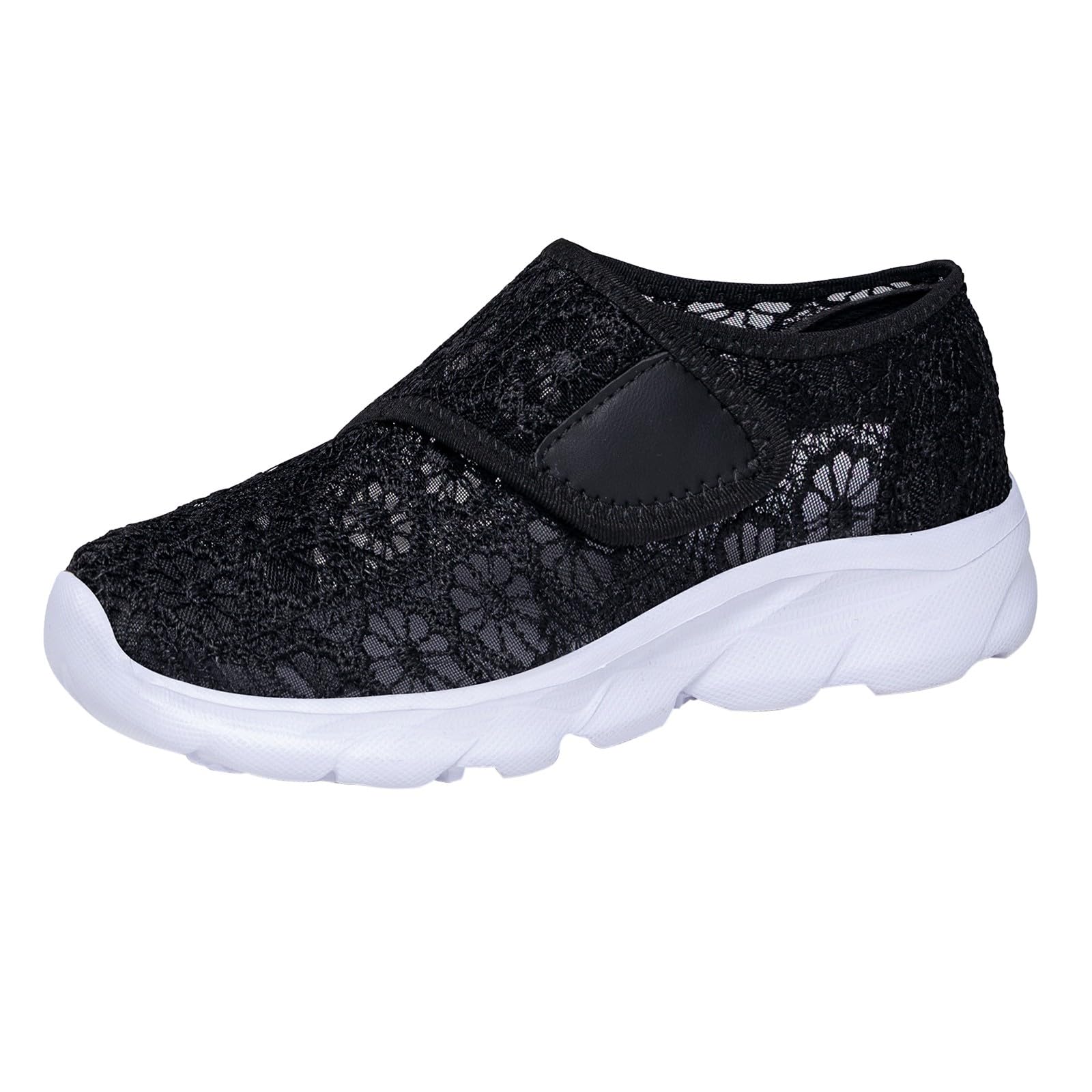 Zapatos de caminar para mujer anchos que alivian tus pies con suela gruesa y suave 7