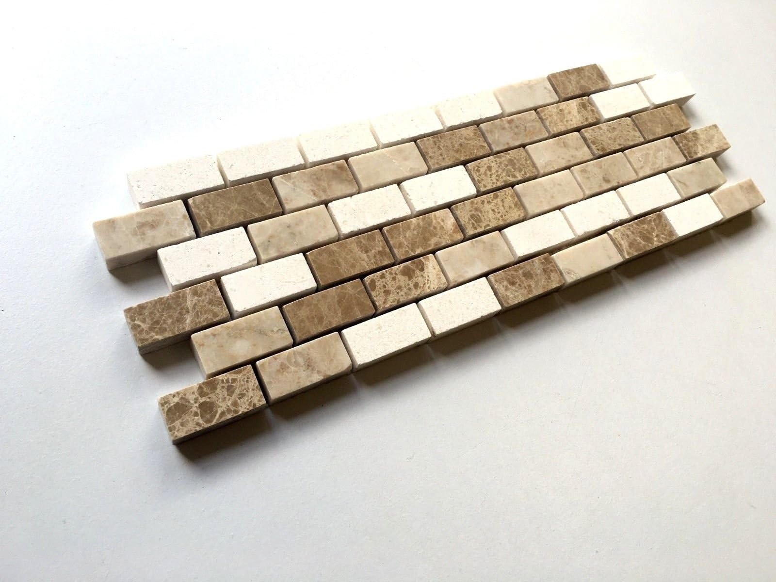 Brick Design 3 7/8"x12" Decorative Border Wall Floor Tile Backsplash