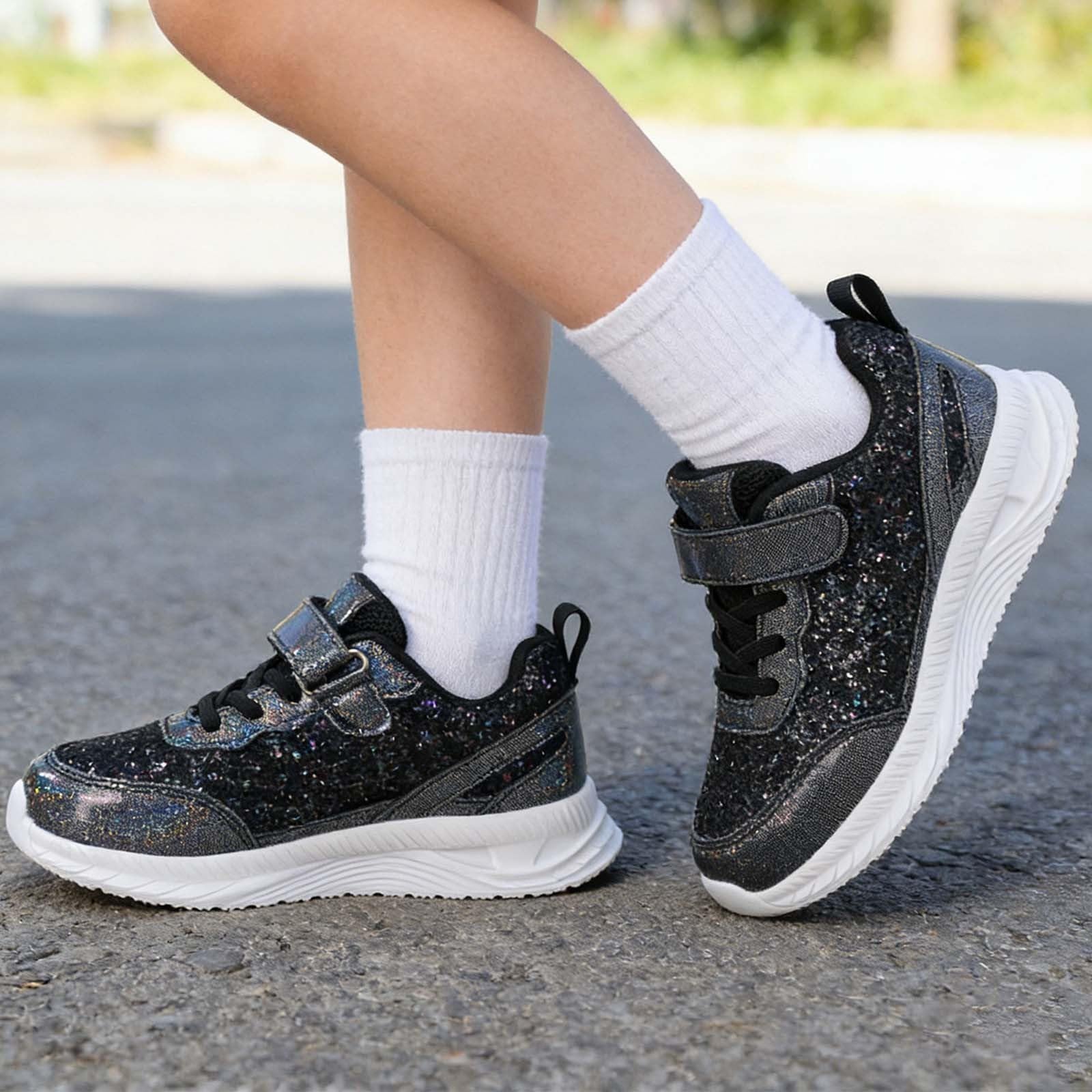 Moda para niñas Zapatos Casuales,Zapatillas Casuales Frescas Zapatillas Deportivas Sencillas Calzado versátil Uso cómodas de Deporte Suela Suave y Antideslizante niños 4 a 12 años#Z