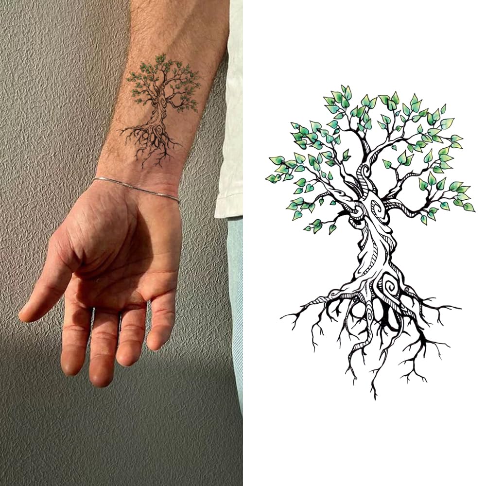 Oottati 2 Sheets Tiny Small Temporary Tattoos For Women Men Finger Hands Neck Wrist Face, Cute Long Lasting Cartoon Fake Tattoo Stickers For Kids Boys