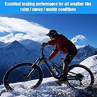 Vista 8 de 4 pares de pastillas de freno de bicicleta con 3 herramientas de instalación, compatibles con pastillas de freno Shimano Deore XT SLX Hone Alfine