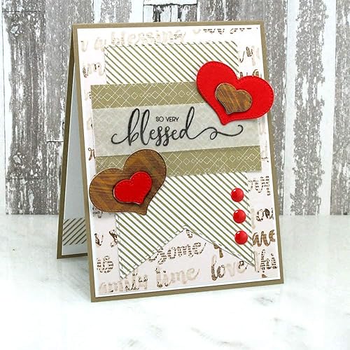 Miniatura 3 de Clear Stamps Scripture Sentiments Farmhouse Trio Words of Aliento Christian Religious (paquete de 3) hojas de 4 x 6 pulgadas, 25 piezas