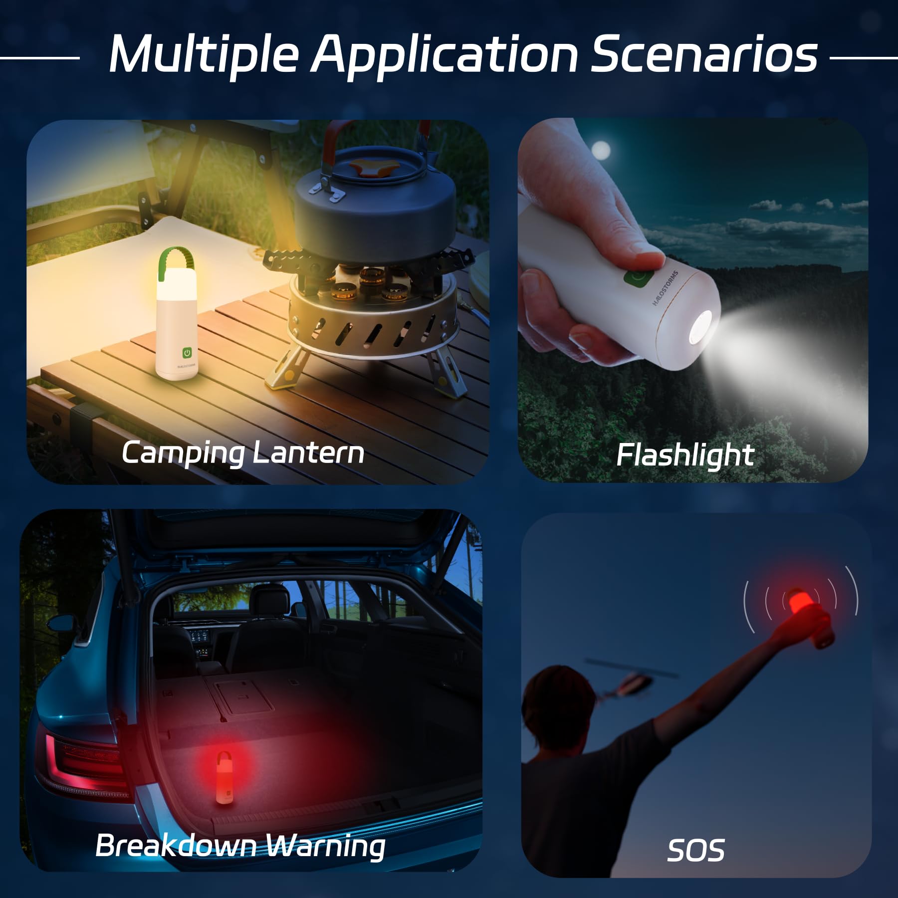 Lanterna da campeggio a LED, 430 lm, fino a 350 ore, ricaricabile per interruzioni di corrente, 3200 mAh, 5 V2 A, 4 modalità, luce per tenda, torcia impermeabile IPX4 per casa,