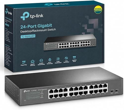 TP-Link 24-Port Gigabit Rackmount Switch
