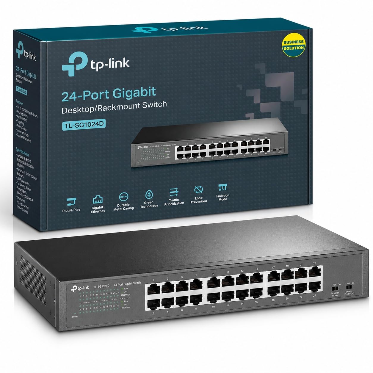Amazon | TP-Link Giga対応 10/100/1000Mbps スイッチングハブ 24
