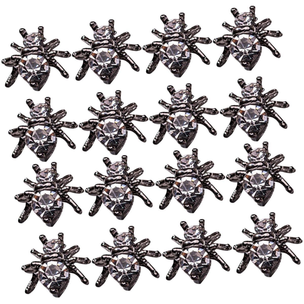 FRCOLOR 100pezzi Ciondoli Per Unghie Tema Halloween Charms Per Decorazioni Unghie Design Elegante e Riutilizzabile Per Nail Art Festive e Occasioni Speciali