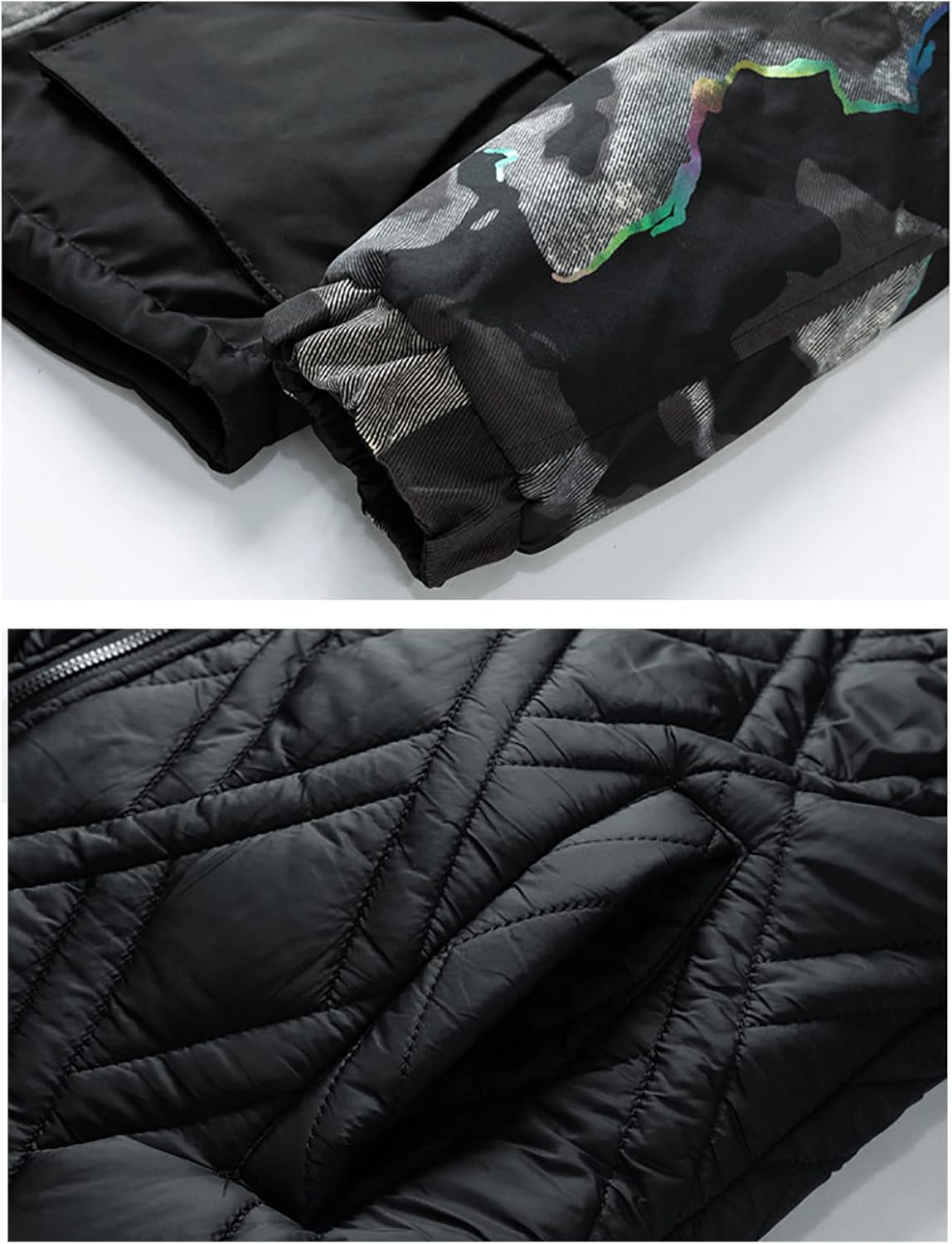 Winter Jackets for Men Reversible Coats for Men Down Jacket Men Hooded Jacket Men's Light Weight Down Jacket