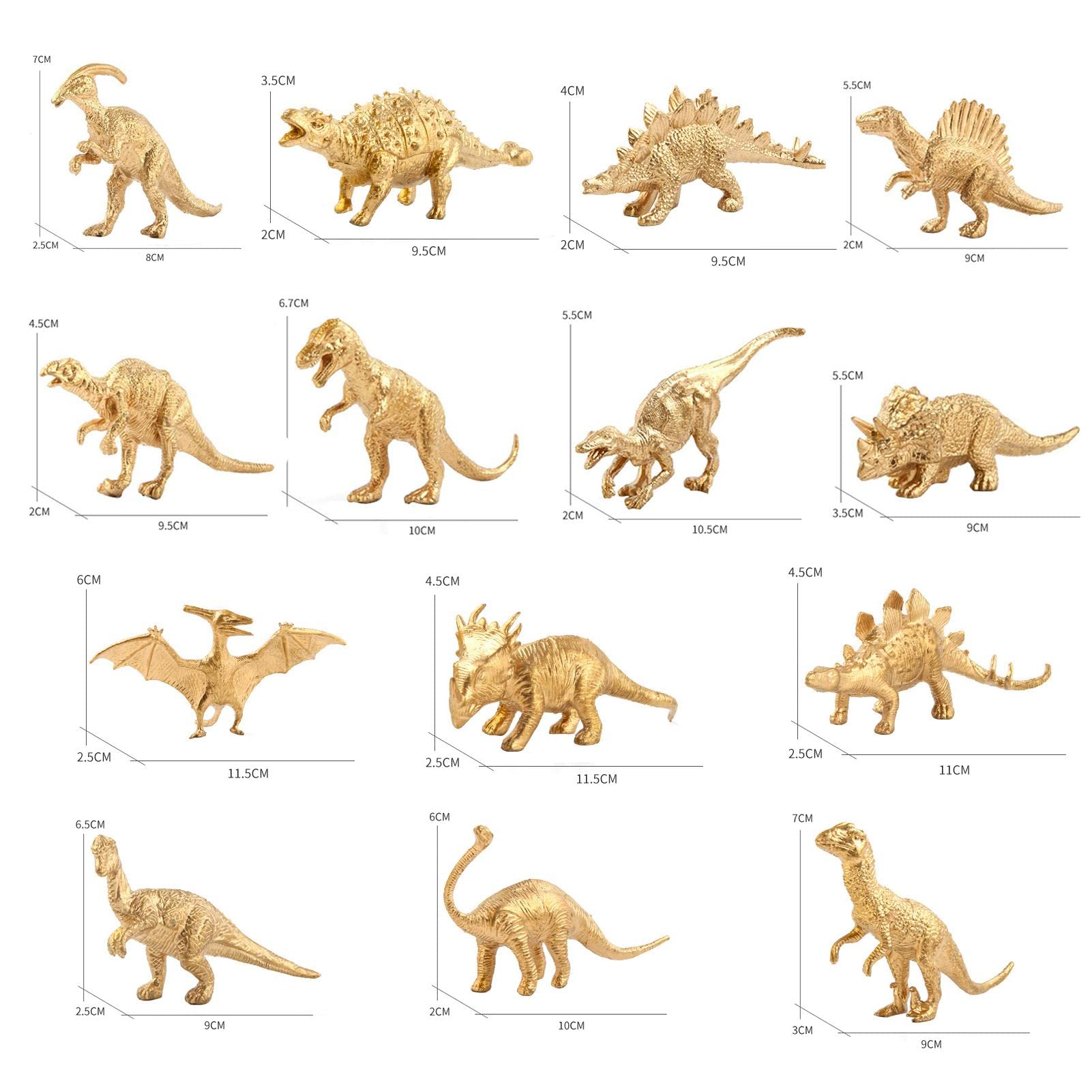 Amazon.co.jp: 14個の動物フィギュアおもちゃ、リアルなミニ恐竜