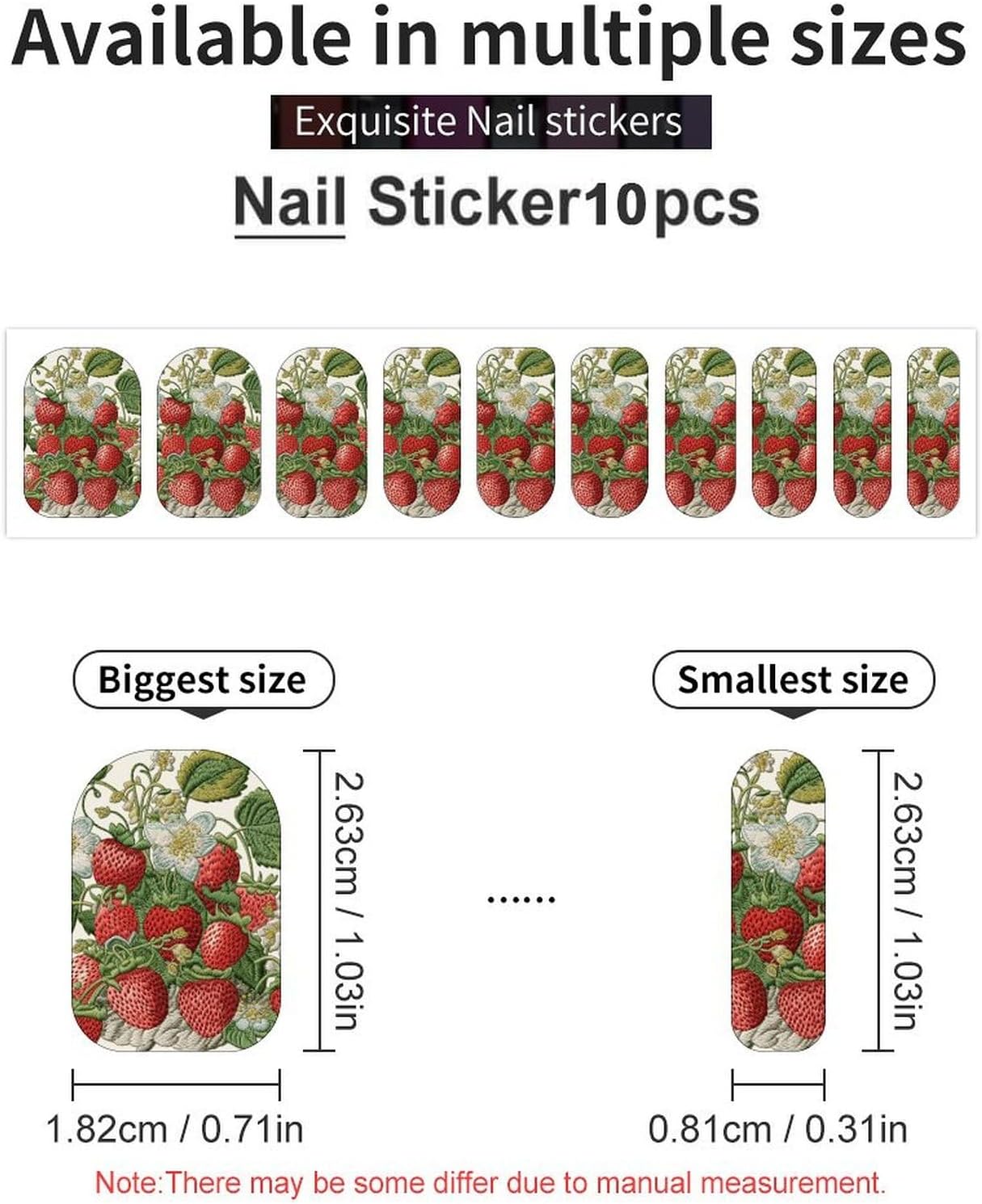 Nail Strips Bundle Full Wrap Long Lasting Nail Polish Strips Easy Application and Removal Salon Quality Self Adhesive Art Stickers for Women Gifts