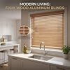 Mini persianas de aluminio sin perforación para ventanas interiores, lamas de 1 pulgada, venecianas oscurecedoras sin cuerda con control de luz, impermeables para baño, oficina o cocina 7