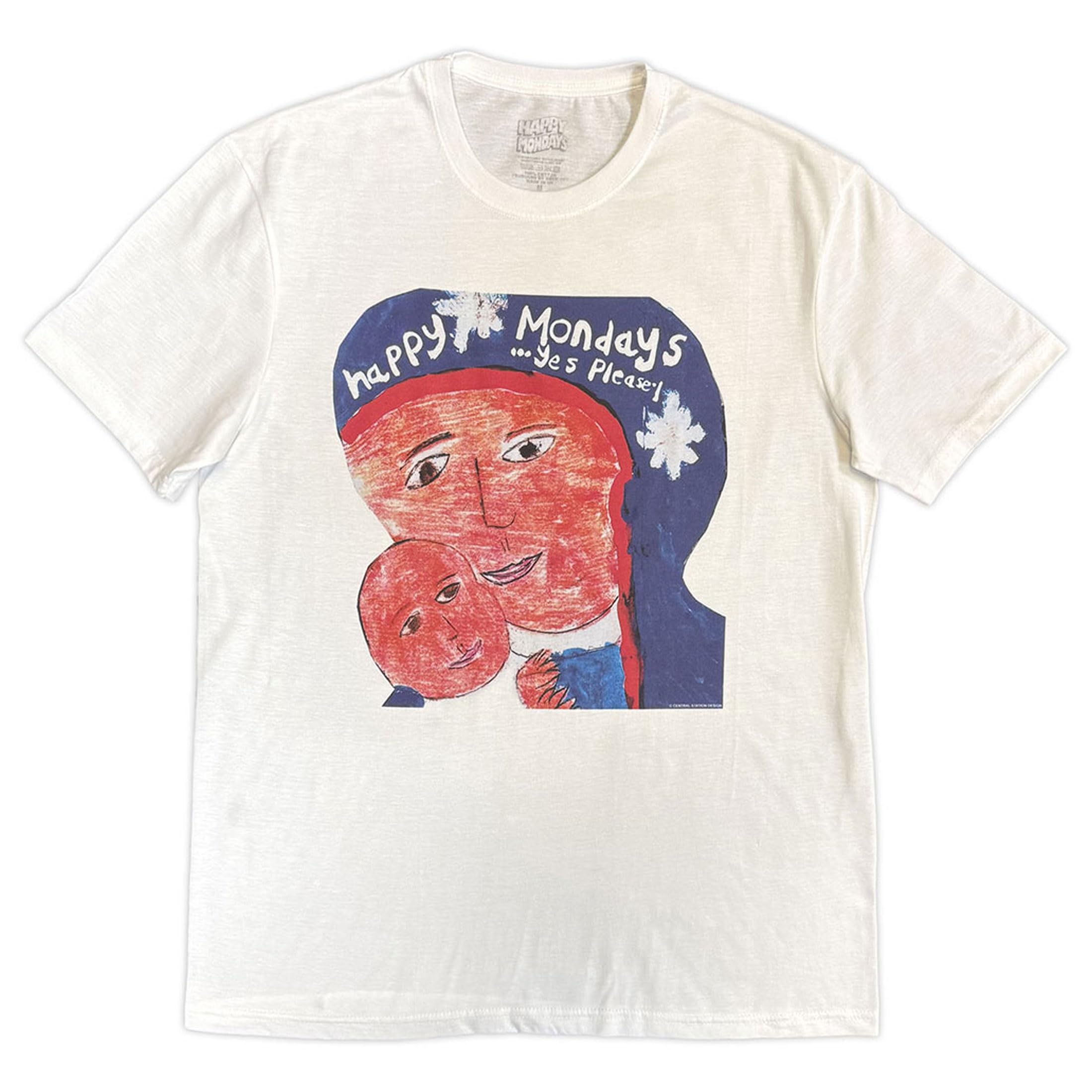Rock Off officially licensed products Happy Mondays Yes Please T Shirt M White