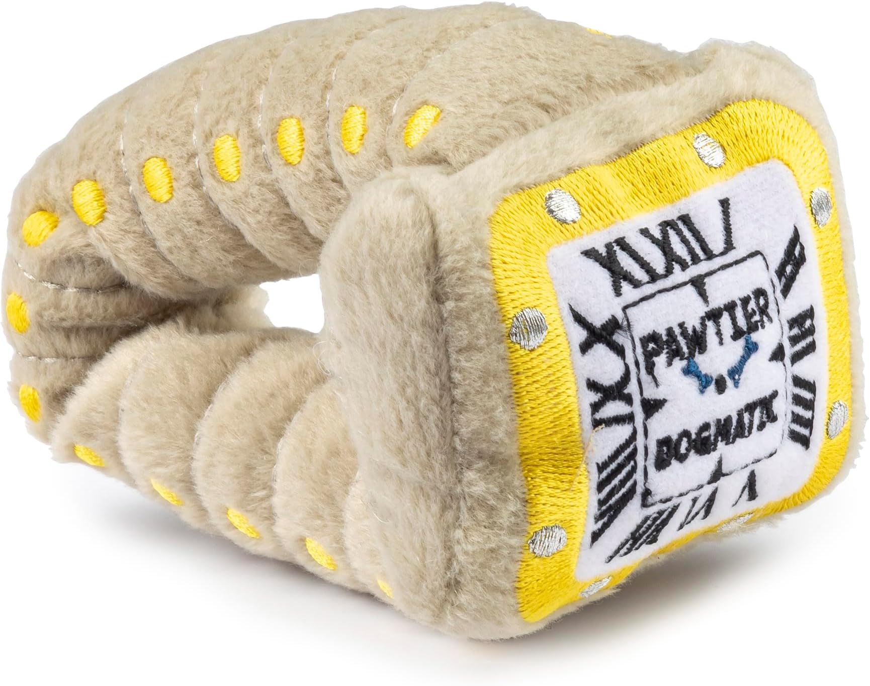 Pawtier Watch, Plush Designer Dog Toys with Interactive Squeaker, Stimulating Pet Enrichment, Machine-Washable & Safe Materials for All Breeds, One Size