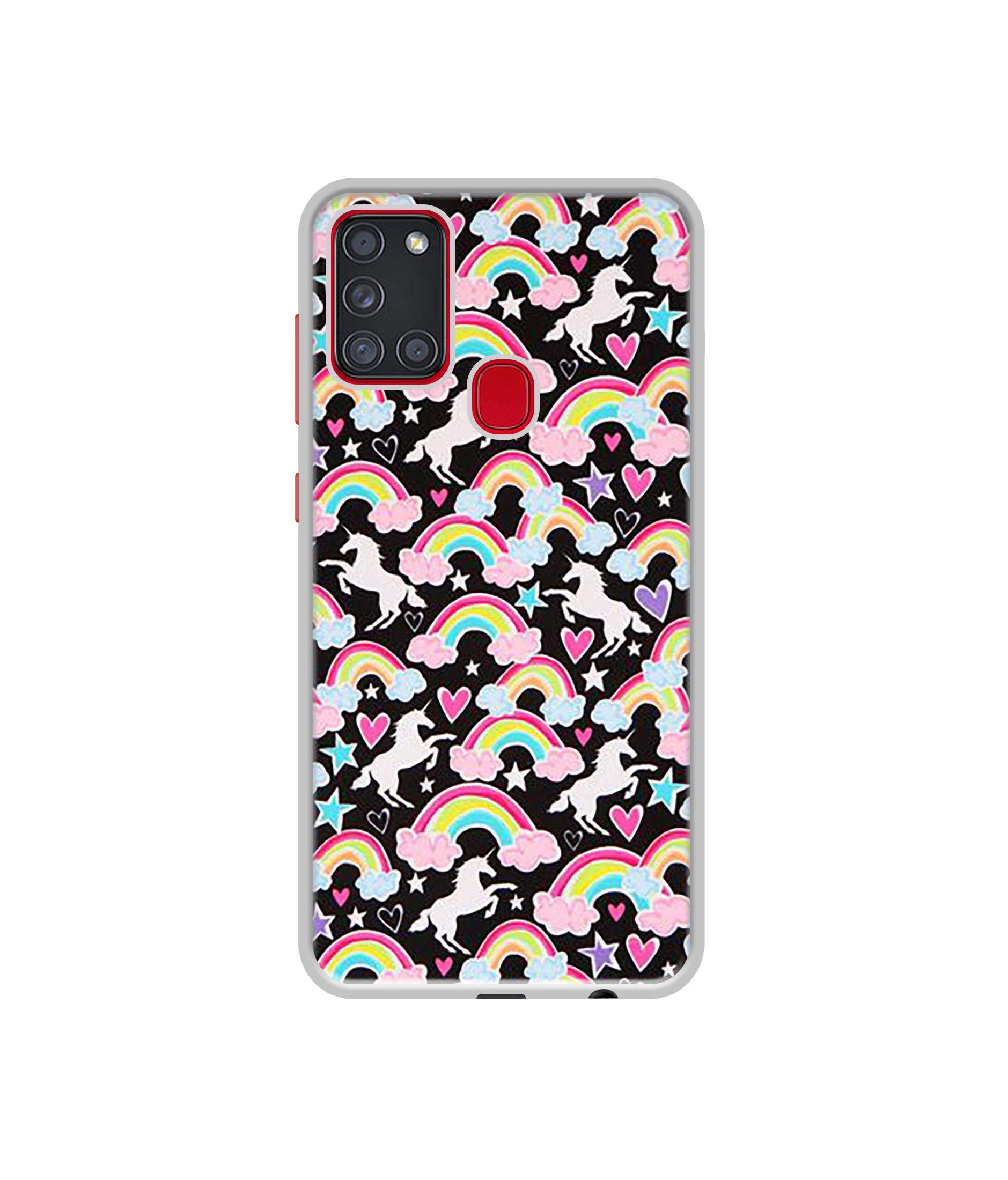 Amazon Brand - Solimo Designer Unicorn Texture UV Printed Soft Back Case Mobile Cover for Samsung Galaxy A21s (B08C5WY343) Amazon Price History, Amazon Price Tracker