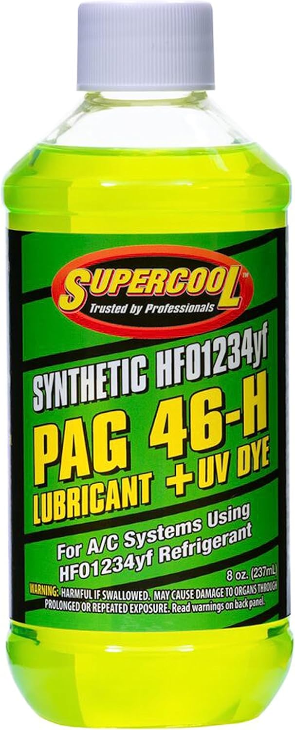 TSI Supercool 27262D 1234yf PAG 46 Viscosity with UV Dye 8oz 1-Pack