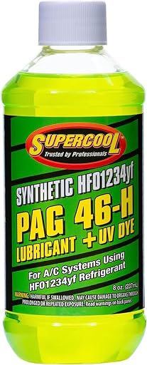 TSI Supercool 27262D 1234yf PAG 46 Viscosity with UV Dye 8oz 1-Pack
